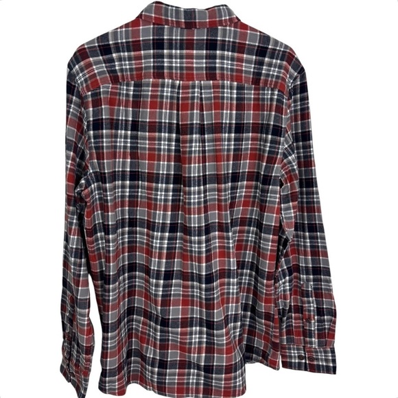 Alesbury NWOT Plaid Button-Up Flannel Collared Shirt Regular Fit Long Sleeve L - Picture 2 of 8
